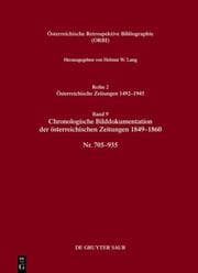 Cover von Bibliographie der österreichischen Zeitungen 1492-1945