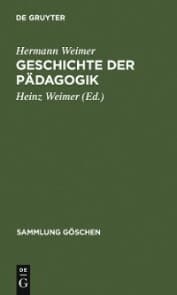 Cover von Geschichte der Pädagogik
