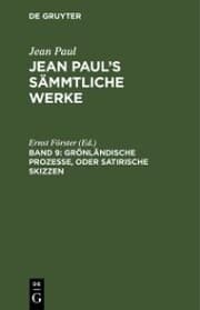 Cover von Grönländische Prozesse, oder Satirische Skizzen