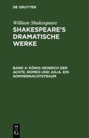 Cover von König Heinrich der Achte. Romeo und Julia. Ein Sommernachtstraum