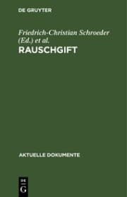 Cover von Rauschgift