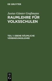 Cover von Ebene räumliche Verbindungslehre