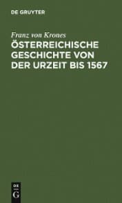 Cover von Österreichische Geschichte von der Urzeit bis 1526