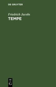 Cover von Friedrich Jacobs: Tempe. Teil 2