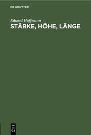 Cover von Stärke, Höhe, Länge