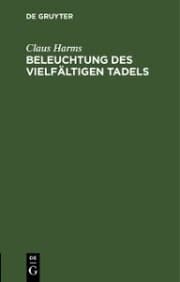 Cover von Beleuchtung des vielfältigen Tadels