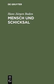 Cover von Mensch und Schicksal
