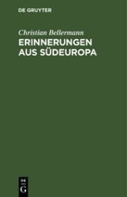 Cover von Erinnerungen aus Südeuropa