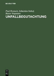 Cover von Unfallbegutachtung