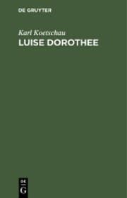 Cover von Luise Dorothee
