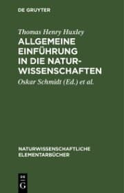 Cover von Allgemeine Einführung in die Naturwissenschaften