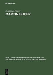 Cover von Martin Bucer