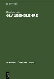 Cover von Glaubenslehre