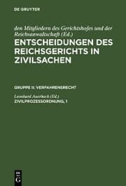 Cover von Zivilprozessordnung, 1