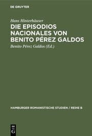 Cover von Die Episodios nacionales von Benito Pérez Galdos
