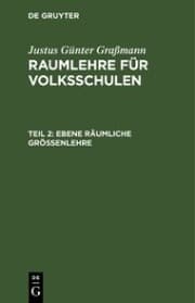 Cover von Ebene räumliche Größenlehre