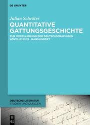 Cover von Quantitative Gattungsgeschichte
