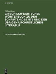 Cover von Griechisch-Deutsches Wörterbuch