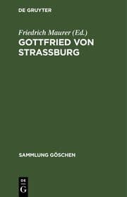 Cover von Gottfried von Strassburg