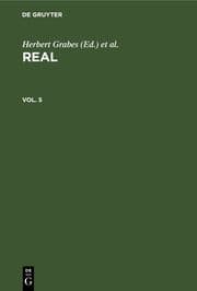 Cover von REAL. Vol. 5