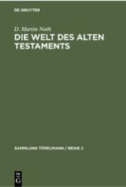Cover von Die Welt des Alten Testaments