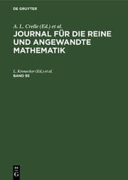 Cover von Journal für die reine und angewandte Mathematik. Band 95