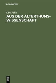 Cover von Aus der Alterthumswissenschaft