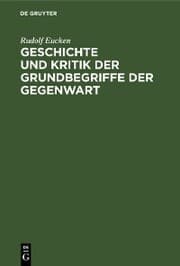 Cover von Geschichte und Kritik der Grundbegriffe der Gegenwart