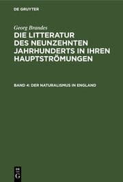Cover von Der Naturalismus in England