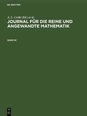 Cover von Journal für die reine und angewandte Mathematik. Band 50