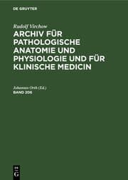 Cover von Rudolf Virchow: Archiv für pathologische Anatomie und Physiologie und für klinische Medicin. Band 206