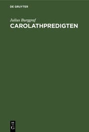 Cover von Carolathpredigten