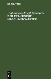 Cover von Der praktische Maschinenwärter