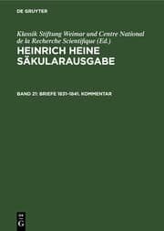 Cover von Briefe 1831-1841. Kommentar