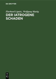 Cover von Der iatrogene Schaden