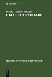 Cover von Halbleiterepitaxie