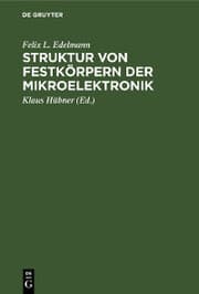 Cover von Struktur von Festkörpern der Mikroelektronik