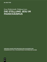 Cover von Die Stellung Jesu im Manichäismus