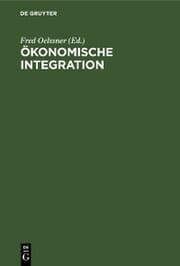 Cover von Ökonomische Integration