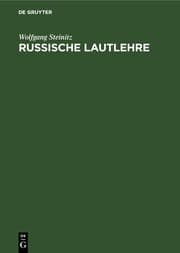 Cover von Russische Lautlehre
