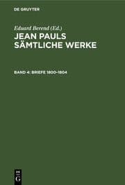 Cover von Briefe 1800-1804