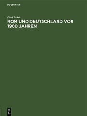 Cover von Rom und Deutschland vor 1900 Jahren