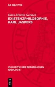 Cover von Existenzphilosophie, Karl Jaspers
