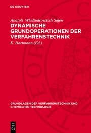 Cover von Dynamische Grundoperationen der Verfahrenstechnik