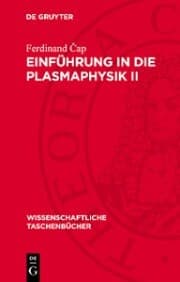 Cover von Einführung in die Plasmaphysik II