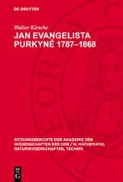 Cover von Jan Evangelista Purkyn¿ 1787-1868