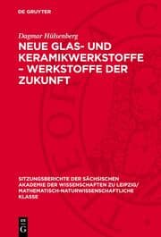 Cover von Neue Glas- und Keramikwerkstoffe - Werkstoffe der Zukunft