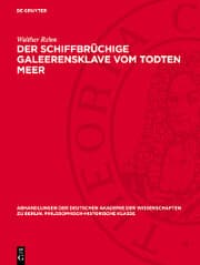 Cover von Der schiffbrüchige Galeerensklave vom Todten Meer