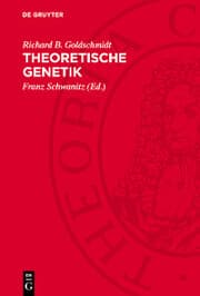 Cover von Theoretische Genetik