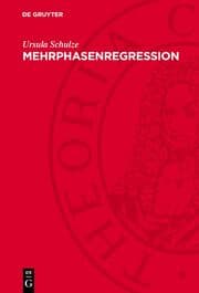 Cover von Mehrphasenregression